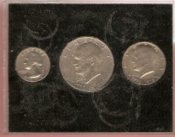 BICENTENNIAL COINAGE 1776 - 1976 1/4, 1/2, 1 Dollar - Set De 3 Pièces - Mint Sets