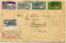 TOGO LETTRE RECOMMANDEE DEPART LOME 21-4-25 TOGO POUR LA FRANCE - Storia Postale