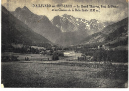 Delcampe - Carte Postale Ancienne De ALLEVARD Aux SEPT-LAUX - Allevard
