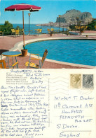 Hotel S Lucia, Cefalu, PA Palermo, Italy Postcard Posted 1973 Stamp - Palermo