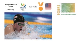 Spain 2016 - Olympic Games Rio 2016 - Gold Medal - Swimming Female U.S.A. Cover - Altri & Non Classificati