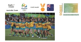 Spain 2016 - Olympic Games Rio 2016 - Gold Medal - Rugby 7  Female Australia Cover - Altri & Non Classificati