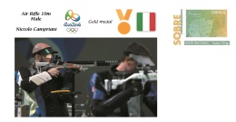 Spain 2016 - Olympic Games Rio 2016 - Gold Medal - Rifle Air Shot Male Italy Cover - Altri & Non Classificati