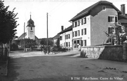 FAHY → Centre Du Village Mit Passanten Anno 1956 - Fahy