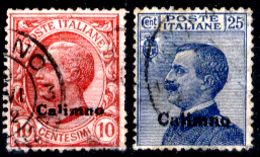 Italia-F01205 - Egeo - Calino  - 1912: Sassone N. 3, 5 (o) Used - Privo Di Difetti Occulti - Egée (Calino)