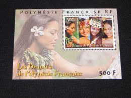 French Polynesia - 2000 Beauties Of French Polynesia Block MNH__(THB-4514) - Hojas Y Bloques