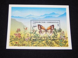 Uzbekistan - 1995 Butterflies Block MNH__(THB-4054) - Ouzbékistan