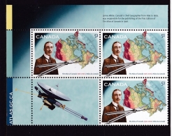 2006 Canada Canade - 3v. With Tab 'The Atlas Of Canada' Satelite Géographie, Compass, Geography Scott 2160 MNH - Geography