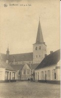 Santhoven.  -   Zicht Op De Kerk.  1925  Naar  Hal (Santhoven)  -  Uit Plakboek - Vorselaar