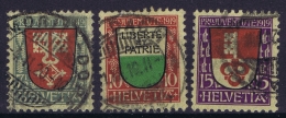 Switserland Pro Juventute  1919 Mi 149 - 151 Used - Gebruikt