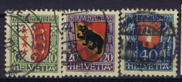 Switserland Pro Juventute  1921 Mi 172 - 174 Used - Usati