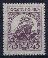 Poland  Mi Nr 243 II  MH/* Falz/ Charniere - Ungebraucht