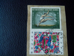 RRR 1DP. BALKAN GAMES LONG JUMPER GREECE HELLAS RECOMMENDET PACKAGE-LETTRE ON PAPER COVER SEAL - Covers & Documents
