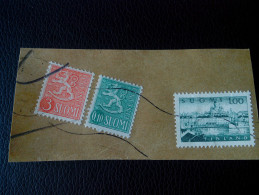 RRR SUOMI 0.10/3/1 FINLAND LION RECOMMENDET PACKAGE-LETTRE ON PAPER COVER SEAL - Lettres & Documents