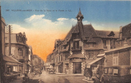 14-VILLERS-SUR-MER- RUE DE LA GARE ET LA POSTE - Villers Sur Mer