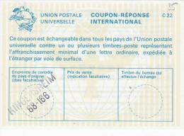 FRANCE  COUPON REPONSE  INTERNATIONAL  KINGERSHEIM - Coupons-réponse