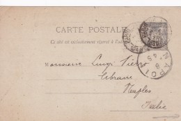 FRANCE  1893 ENTIER POSTAL DE PARIS - Cartes Postales Repiquages (avant 1995)