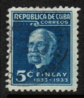 CUBA   Scott # 320  VF USED - Oblitérés