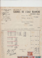 MARIEMBOURG - SCIERIES DE L'EAU BLANCHE - FACTURE - 1950 - Ambachten
