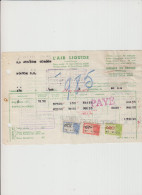 MONCEAU SUR SAMBRE - L' AIR LIQUIDE - FACTURE - 1946 - Straßenhandel Und Kleingewerbe