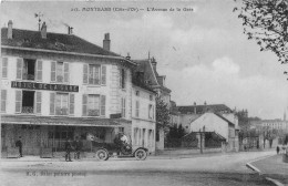 21-MONTBARD- AVENUE DE LA GARE - Montbard