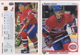 // Frais De Port Offert \\ Carte Hockey Trading Card Stephan Lebeau CANADA 90 91 Montreal Canadiens - 1990-1999