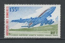 COMORES 1974 PA N° 65 ** Neuf = MNH Superbe Cote 8 € Liaison Aérienne Moroni Hahaya Paris Avions Planes Boeing - Poste Aérienne