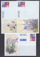 Liechtenstein 1987 Postal Stationery 3 Pc Unused (31627) - Ganzsachen