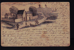 LA GRANGE BATELIERE  1598 CARTE RARE 1901 POSTEE POUR METZ ALLEMANGE A  L EPOQUE FAMILL KITTEN A METZ - Metz Campagne