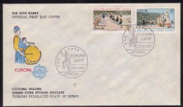 AC - NORTHERN CYPRUS FDC - EUROPA CEPT - NATIONAL FOLK DANCING LEFKOSA 29 JUNE 1981 - Briefe U. Dokumente