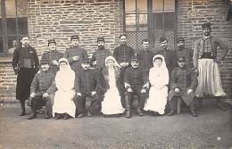 Rennes    35          Guerre 14/18   Hopital Militaire  Zouave.   Infirmières Croix-Rouge.   Carte Photo - Rennes