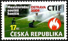 Czech Republic - 2009 - International Firefighters Competition In Ostrava - Mint Stamp - Neufs