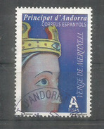 La Vierge De Meritxell, Timbre 2015,  Oblitéré, 1 ère Qualité, Cachet Rond. AND.ESP - Used Stamps