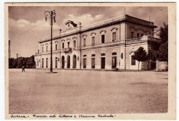 AVERSA - PIAZZA DEL LITTORIO E STAZIONE CENTRALE - CASERTA - Vedi Retro - Aversa