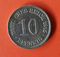 ALLEMAGNE Deutsches Reich   10 Pfennig 1915  Voir Photo - 10 Pfennig