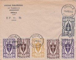1946 LETTRE  CAMEROUN AMICALE PHILATELIQUE DE DOUALA     / 7716 - Cartas