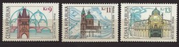 Tschechische Republik  Czech Republic 2000 MNH **Mi 264-266 Sc  3123-3125 PRAHA  PRAGUE - Unused Stamps