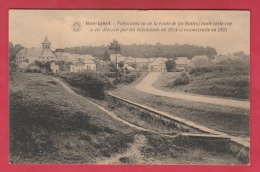 Rossignol- Route De Les Bulles... Détruite Par Les Allemands En 1914 Et Reconstruite En 1921 ( Voir Verso ) - Tintigny