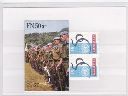 DANEMARK 1995  CARNETS DE 10 TIMBRES ONU - Markenheftchen