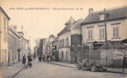 CPA 95  SOISY SOUS MONTMORENCY RUE DU CHEMIN VERT Animée - Soisy-sous-Montmorency