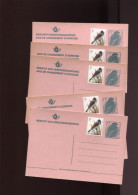 Belgie Buzin 5 Briefkaarten Aanvulwaarden N & FR NUANCES !!! - Avis Changement Adresse