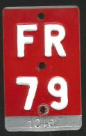 Velonummer Fribourg FR 79 - Plaques D'immatriculation