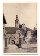 0-7290 TORGAU, Schloß Hartenfels, Westfront, Brückenportal - Torgau