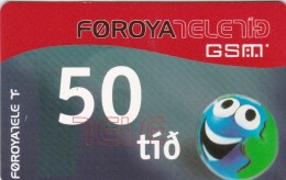 Faroe Islands, 50 Kr, Funny ´Face´, 2 Scans,    01.03.2006 - Féroé (Iles)