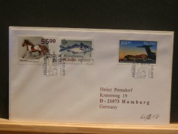 61/217   LETTRE   ISLANDE - Storia Postale