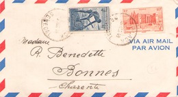 AFRIQUE OCCIDENTALE FRANCAISE ENVELOPPE DU SENEGAL POUR BONNES EN MARS 1949 - Cartas & Documentos