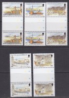 South Georgia 1999 Island Views 5v Gutter ** Mnh (31643) - South Georgia