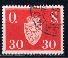 N+ Norwegen 1951 Mi 64 Dienstmarke: Wappen - Service