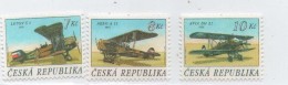 Year 1996 - Old Airplanes, Set Of 3 Stamps, MNH - Unused Stamps