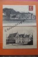 Cp Casteljaloux Le Herrin + Chateau De Carnine Lot 2 Cartes - Casteljaloux